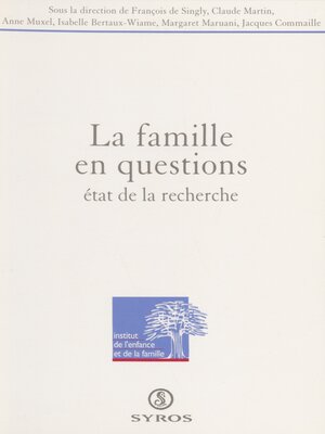 cover image of La famille en questions